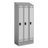 Safco Triple Continuous Metal Locker Base Addition, 35w x 16d x 5.75h, Gray 5520GR